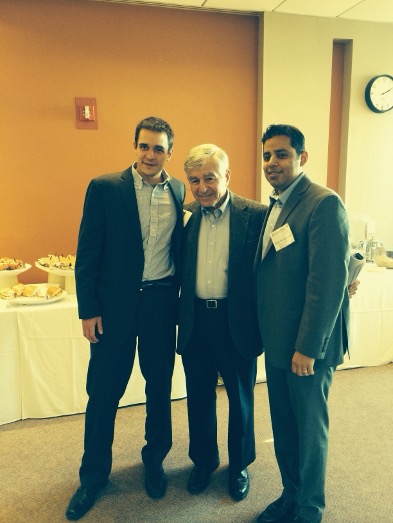 Neil with MA Governor Michael Dukakis