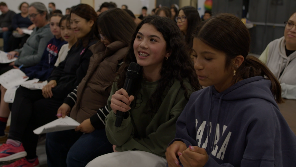 Student speaks Student speaks at MPA workshop